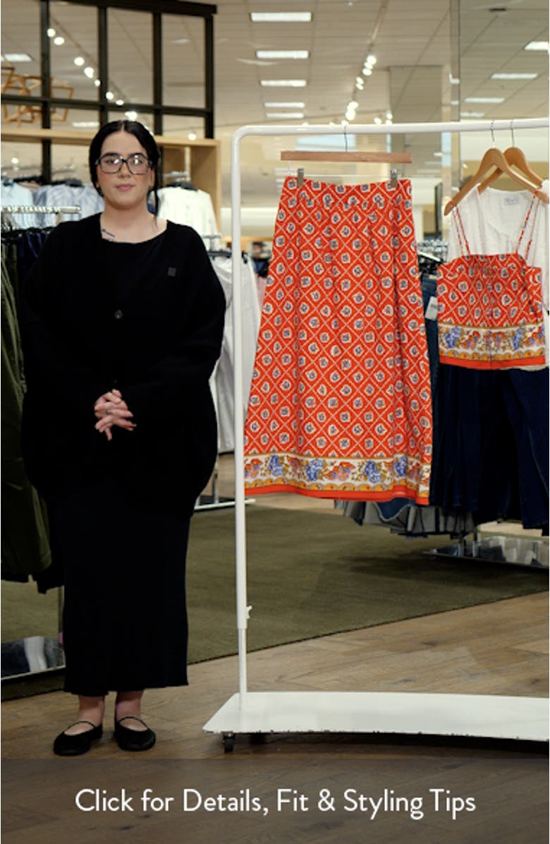 Josefina Cotton Blend Skirt, sales video thumbnail
