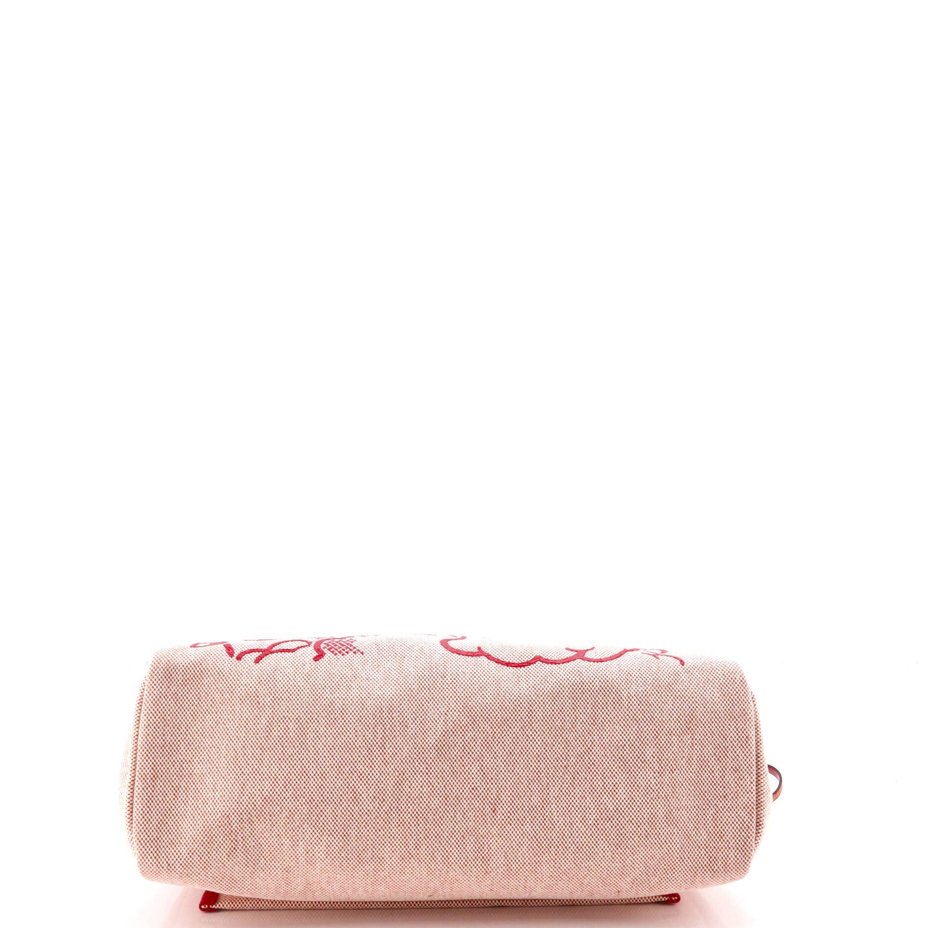 Herbag Zip Pegase Pop Toile and Leather 31, Alternate, color, Red