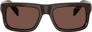 Prada 56mm Rectangular Sunglasses