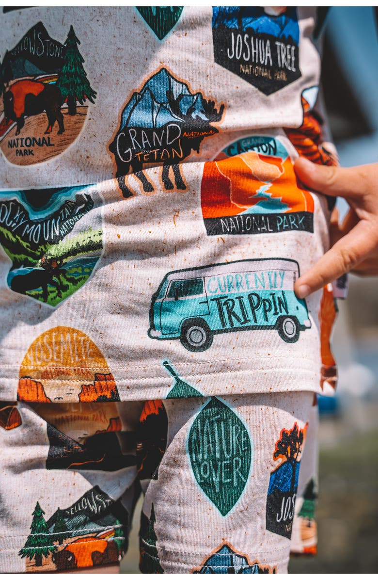 Fletch Tiny Traveler 2 Piece Shorts Set, Alternate, color, Multi