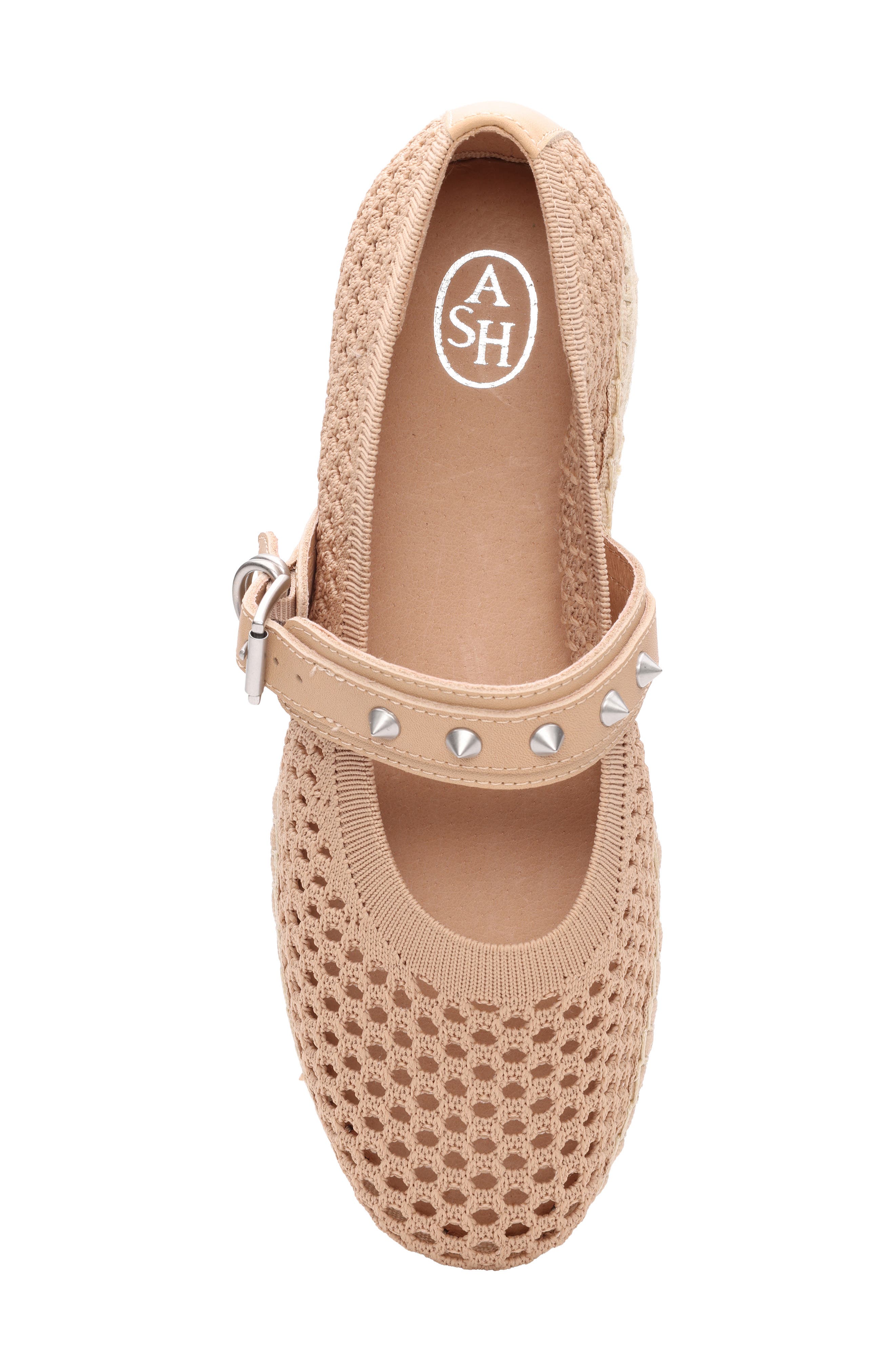 Ash Estella Espadrille Flat, Alternate, color, Sand