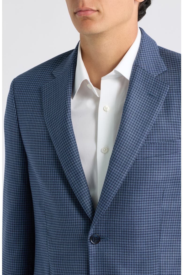 Flynn Classic Wool & Cotton Sport Coat, Alternate, color, MEDIUM BLUE