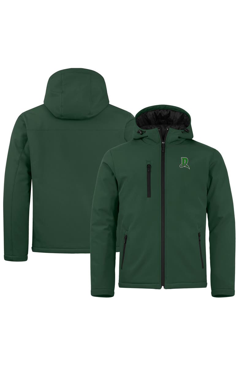 Cutter & Buck Men's Cutter & Buck  Green Dayton Dragons  Clique Equinox Insulated Softshell Full-Zip Jacket, Main, color, 