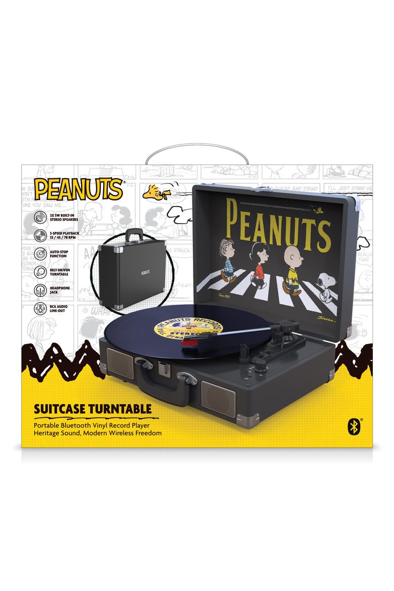 Wireless Suitcase Turntable, Alternate, color, BLACK