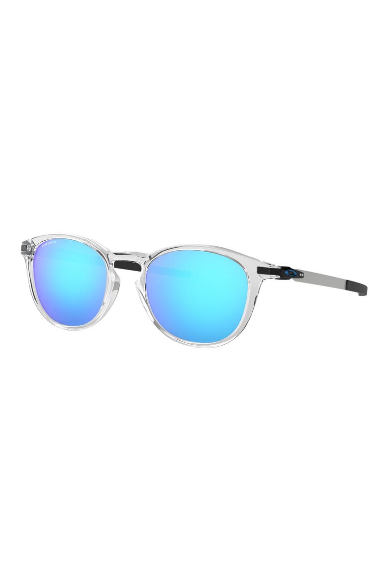 Ptchman™ 50mm Small Round Sunglasses, Alternate, color, CLEAR