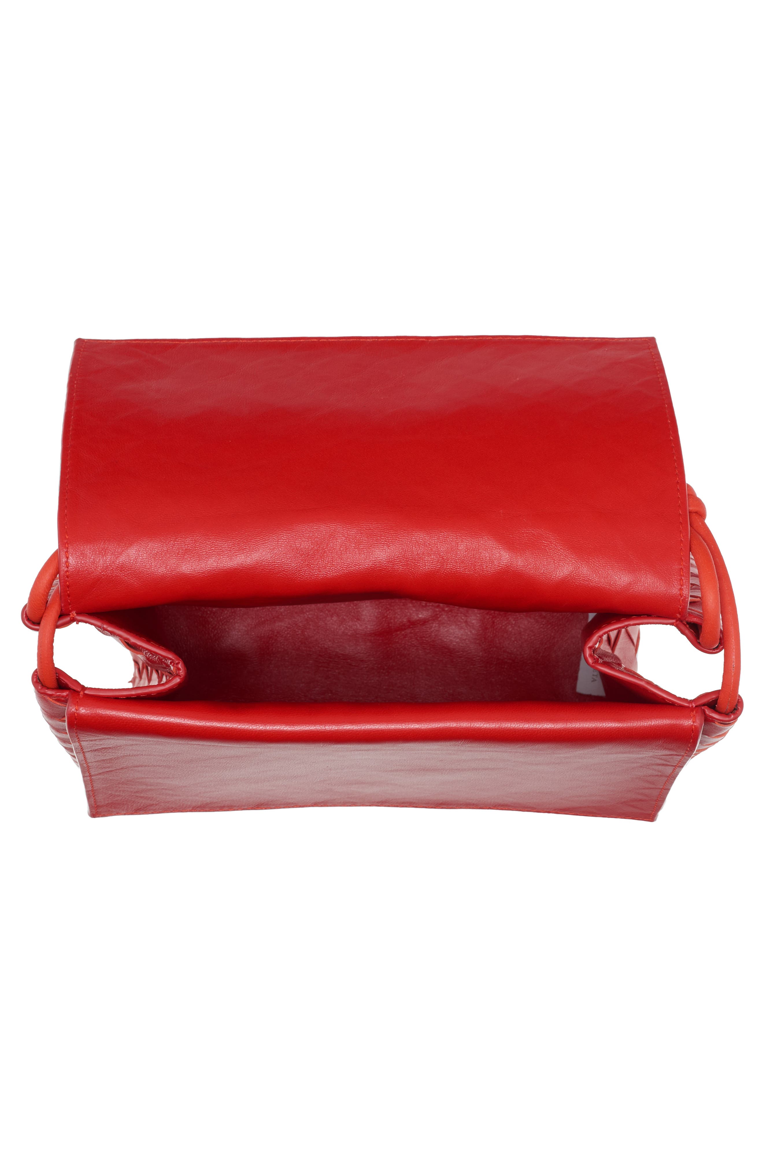 Bottega Venenta Intrecciato Small Flap Crossbody Bag, Alternate, color, NAIL POLISH