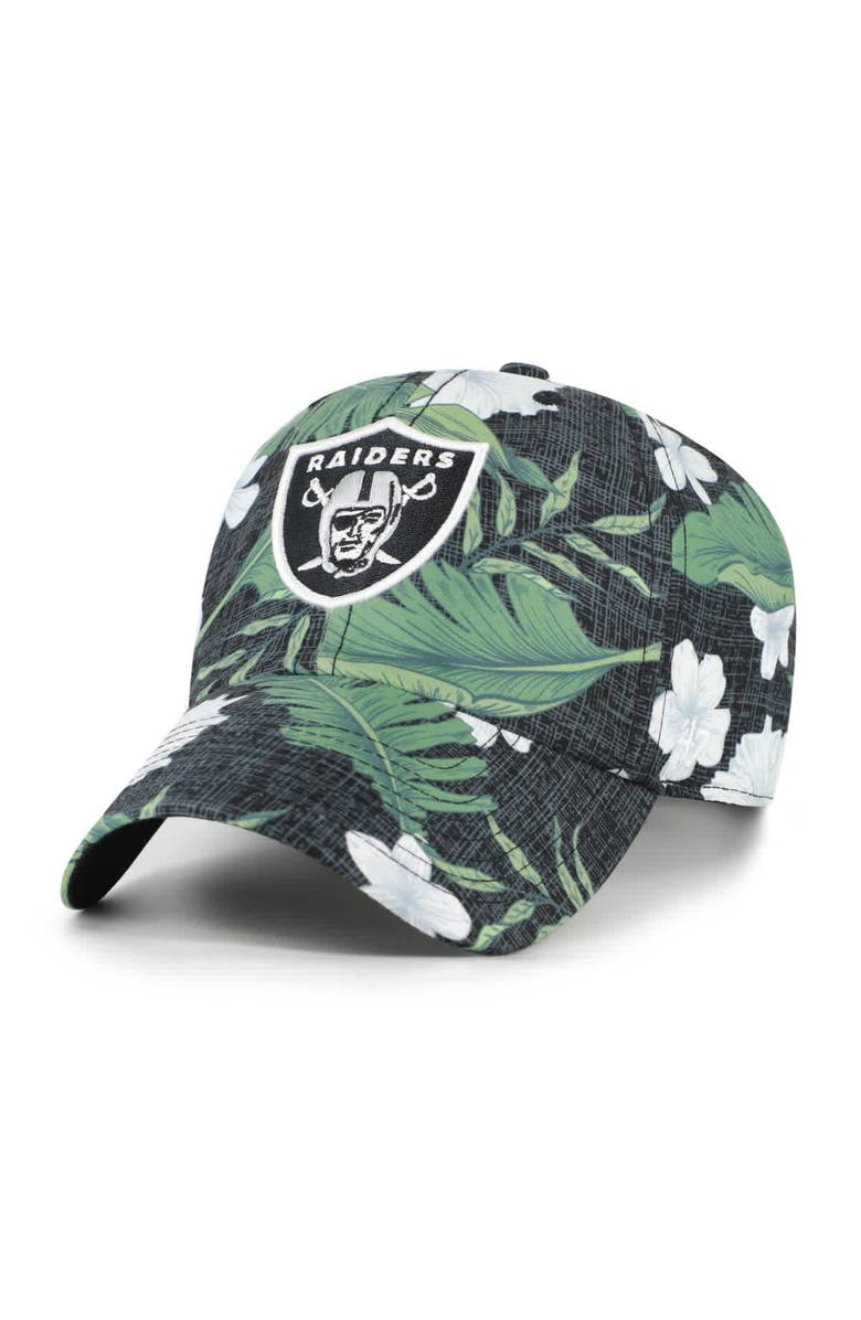 '47 Men's '47 Black Las Vegas Raiders Beach Side Clean Up Adjustable Hat, Main, color, Black