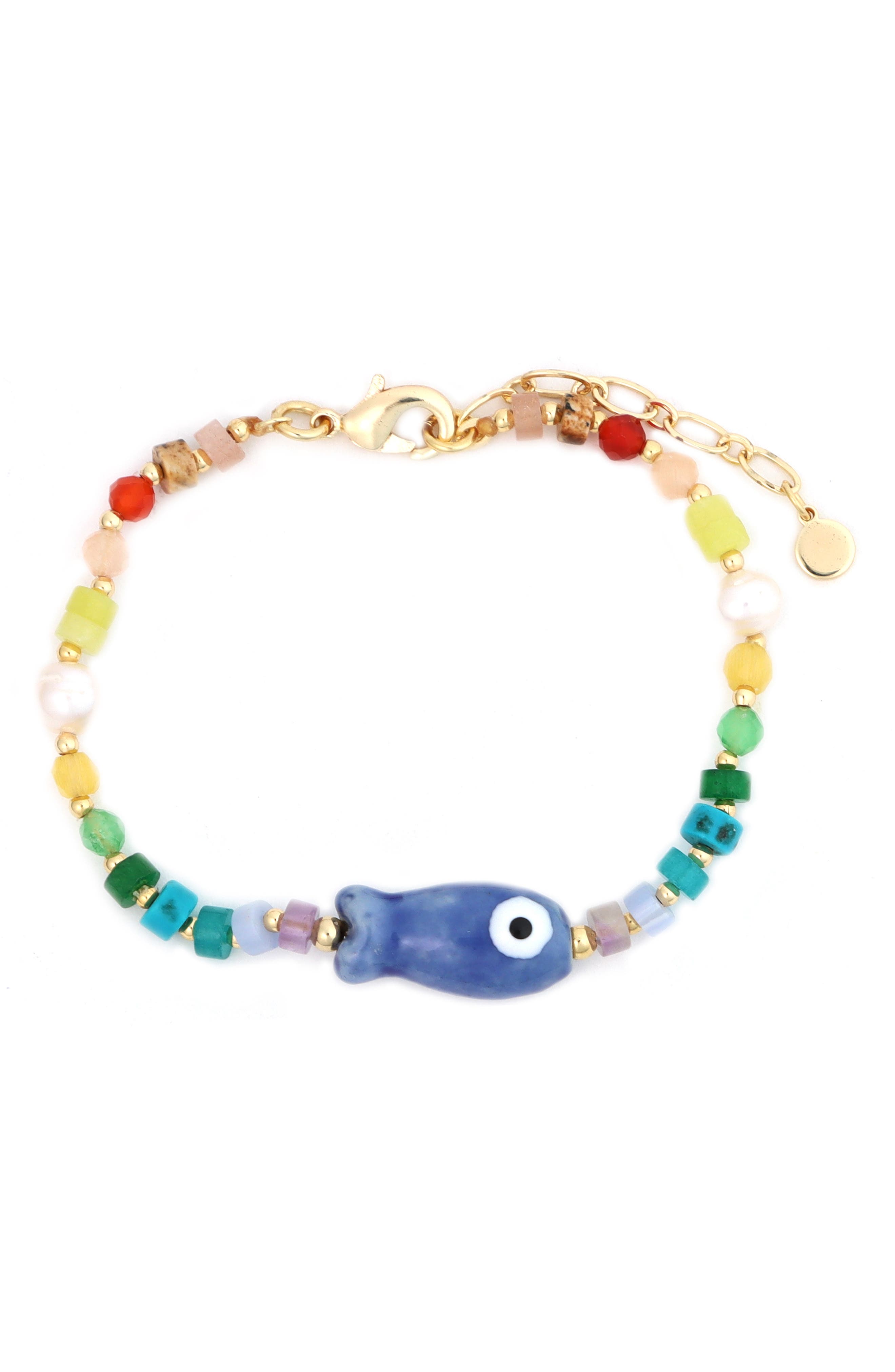 Panacea Beaded Fish Bracelet