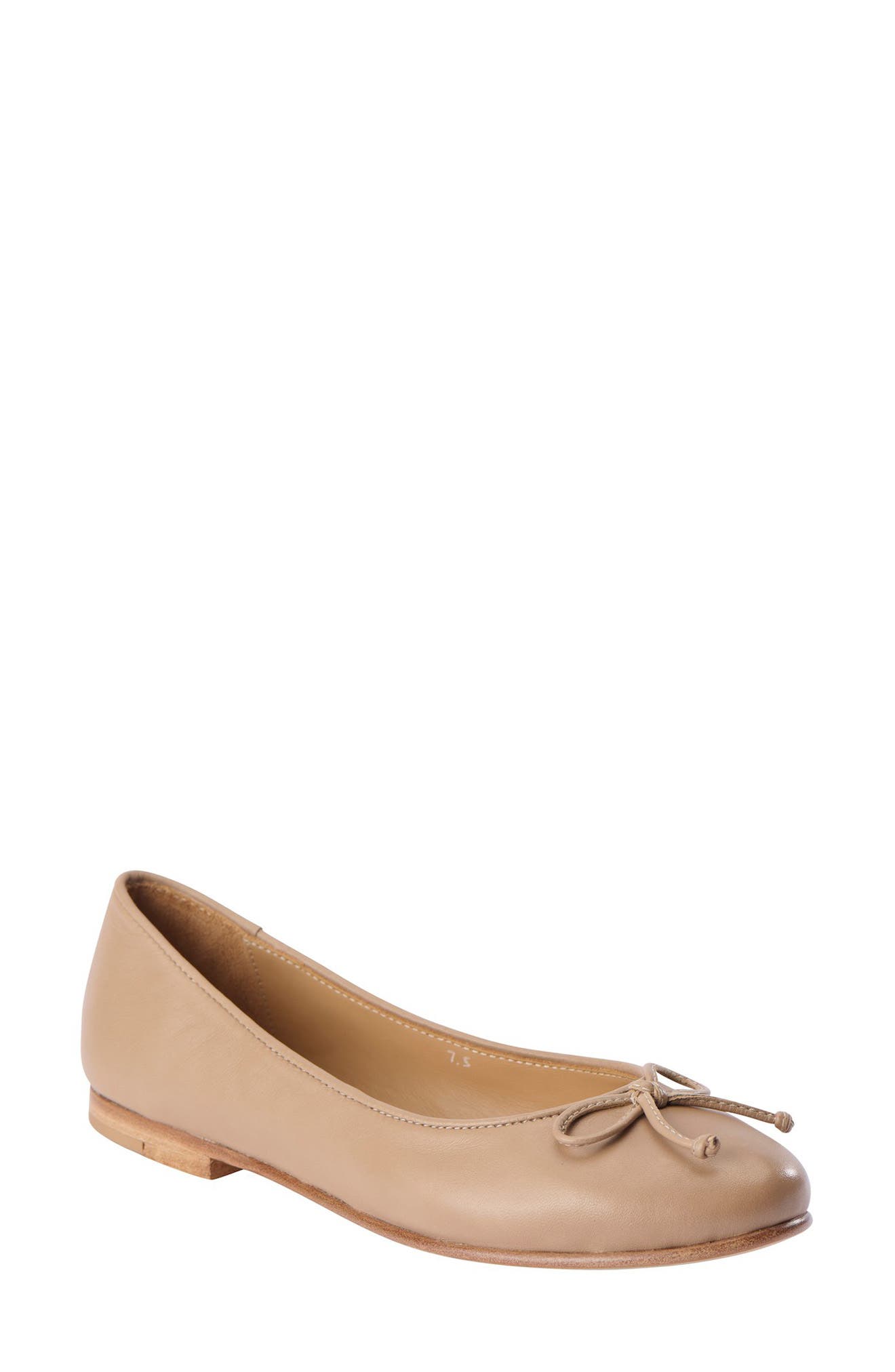 Nisolo Bea to Go Ballet Flat in Almond 