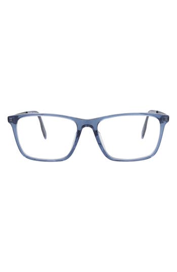 Maui Jim Core Optical 56mm Rectangular Reading Glasses In Blue
