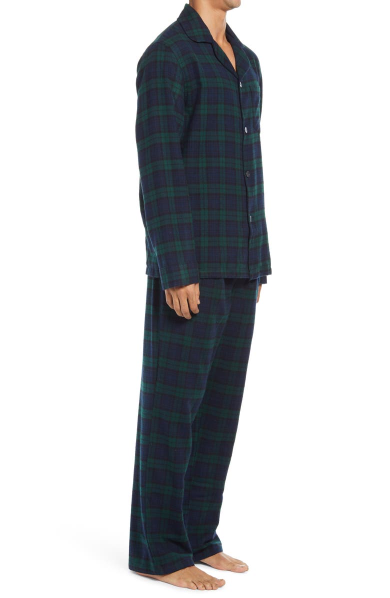 L.L.Bean Men's Scotch Plaid Flannel Pajamas, Alternate, color, 