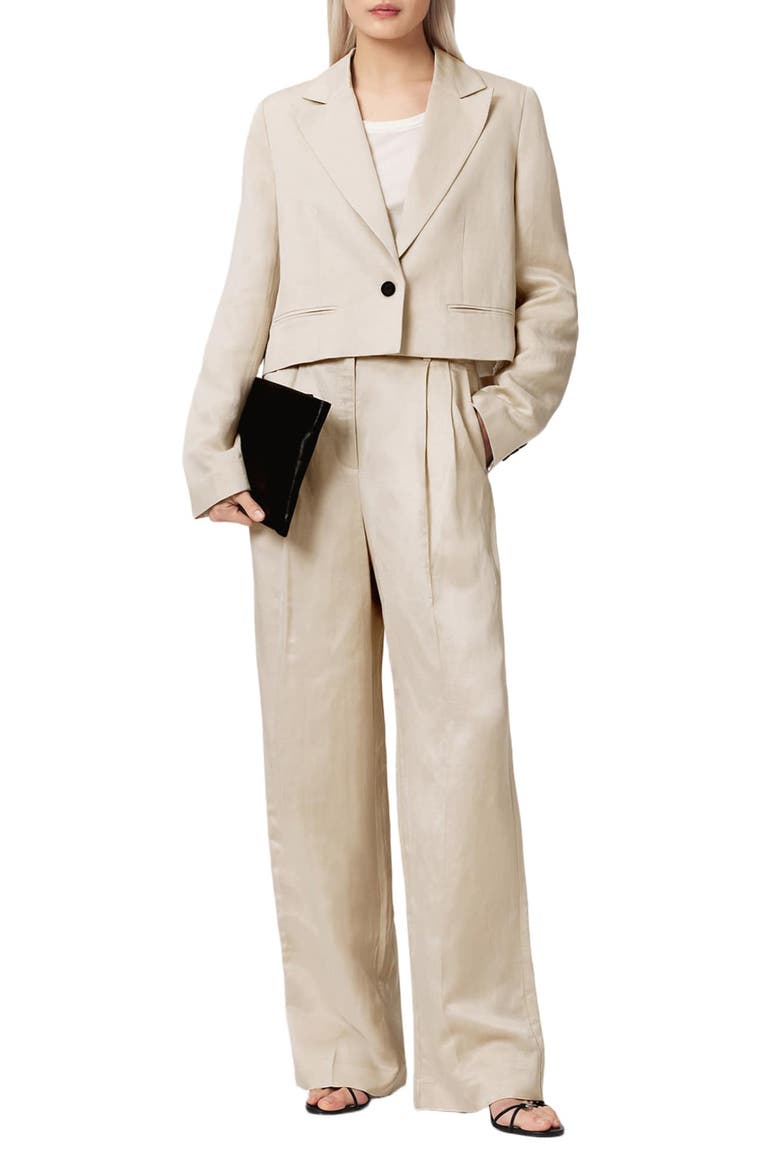 Helena Crop Blazer, Alternate, color, STONE