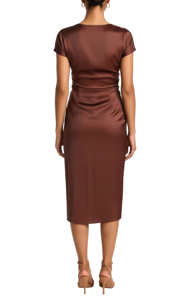 AREA STARS Avery Draped Dress, Alternate, color, 