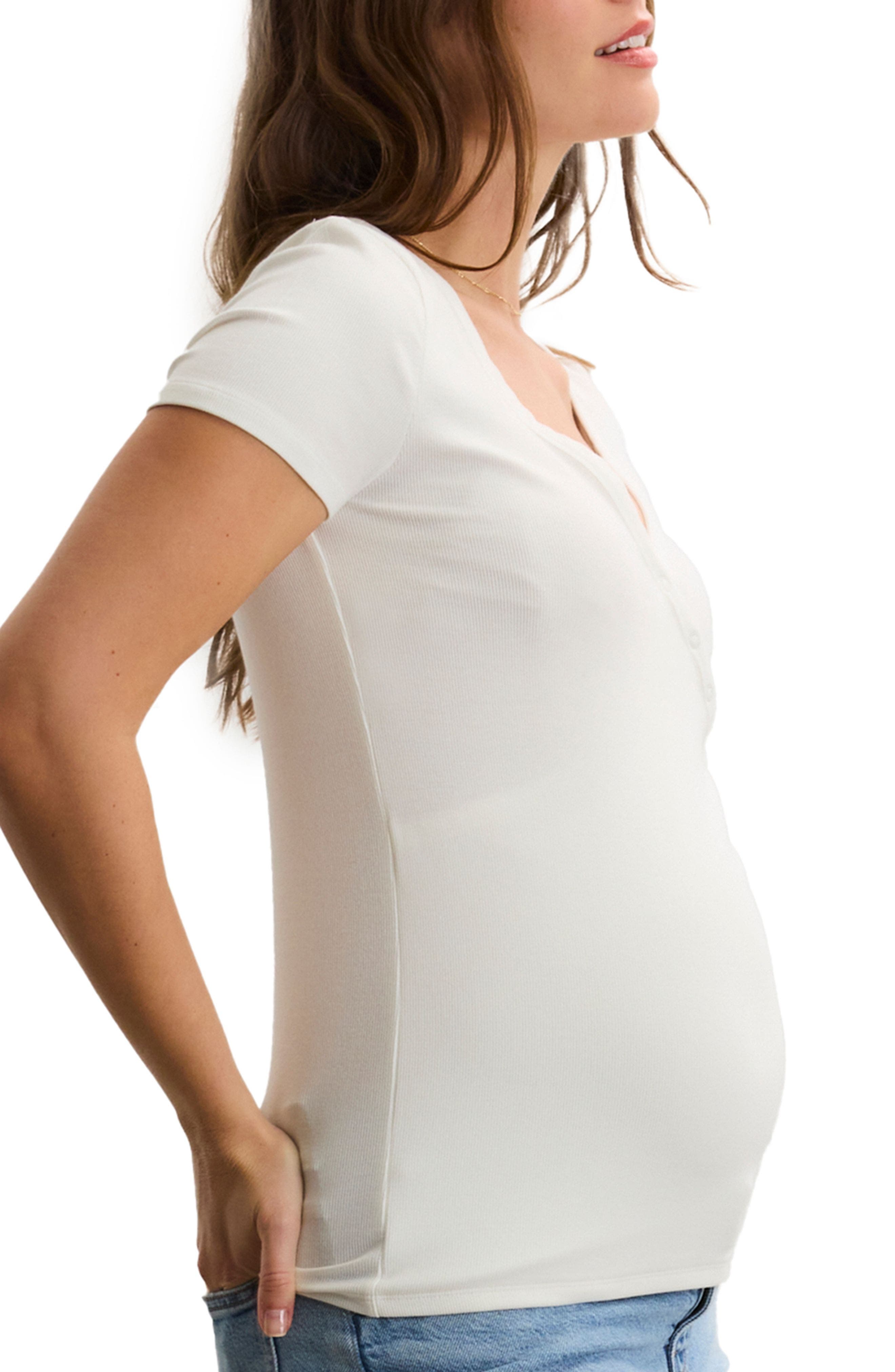 The Softest Rib Nursing Tee - image 4