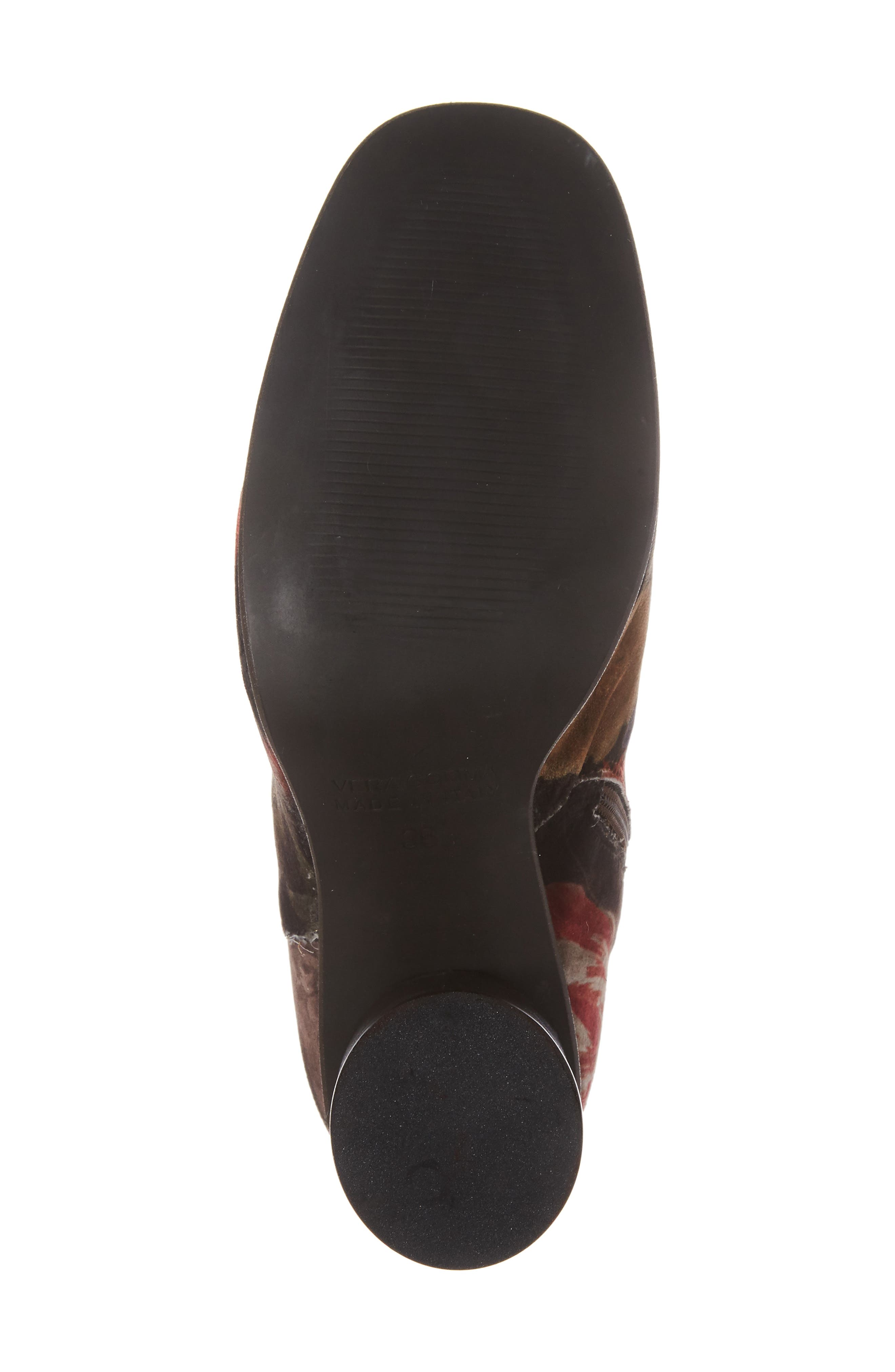 Sheridan Mia Lilly Velvet Floral Bootie, Alternate, color, 