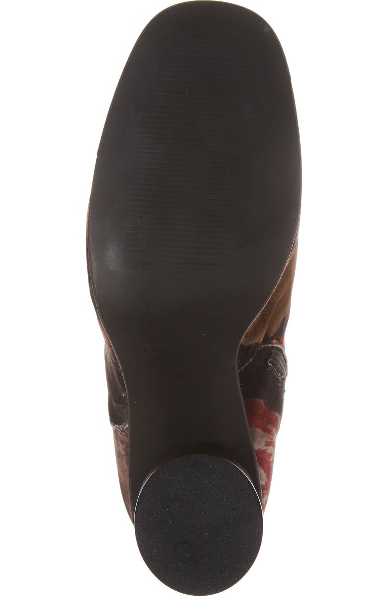 Sheridan Mia Lilly Velvet Floral Bootie, Alternate, color,