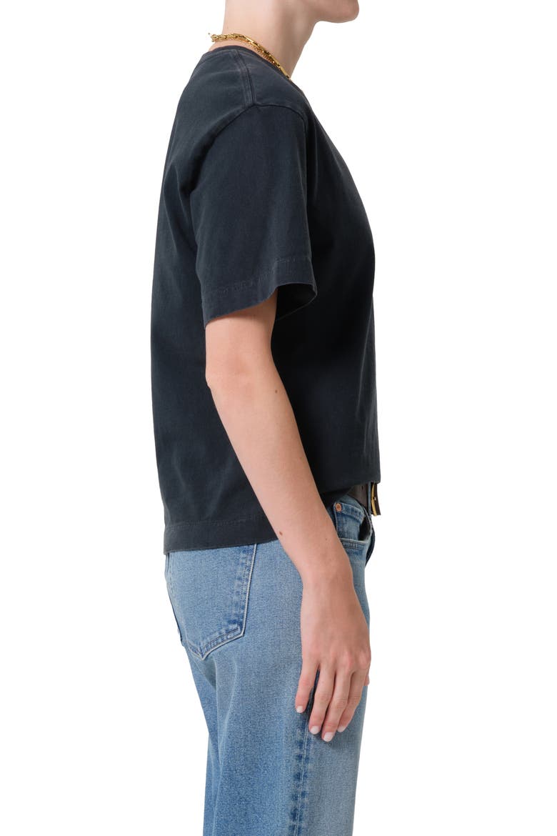Goldie T-Shirt, Alternate, color, WASHED BLACK