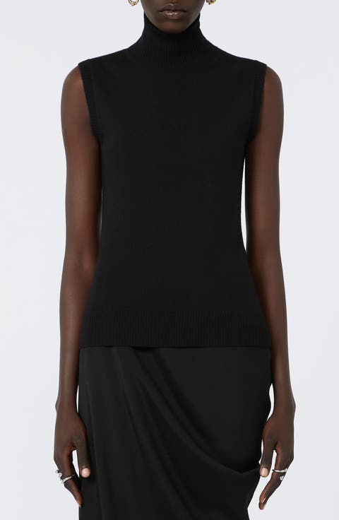Vertigo Sleeveless Virgin Wool Sweater