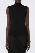 SPORTMAX Vertigo Sleeveless Virgin Wool Sweater