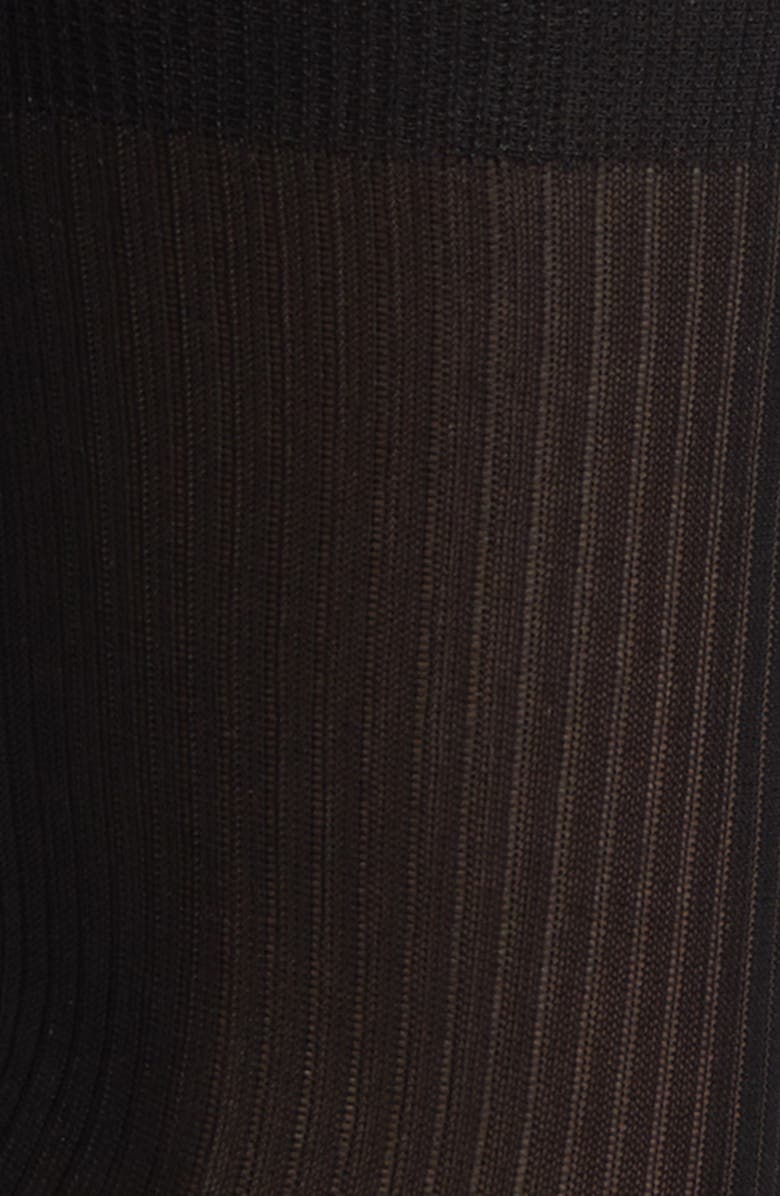 Oroblu Ribbed Crew Socks, Alternate, color,