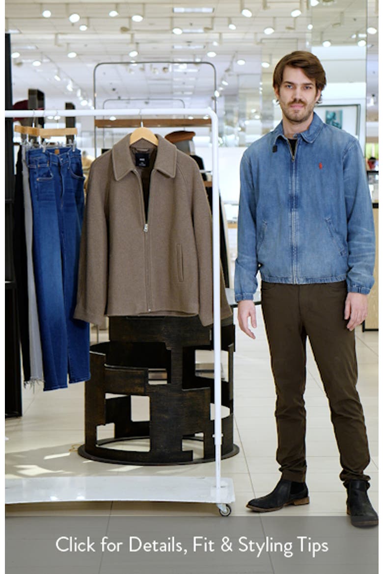 Wool Blend Zip Jacket video