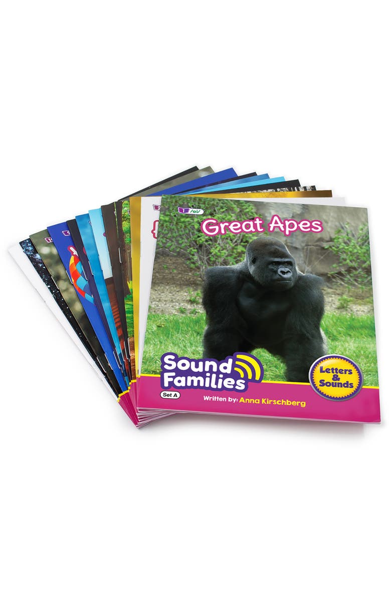 Junior Learning Decodable Readers Sound Families, Alternate, color, Multicolored