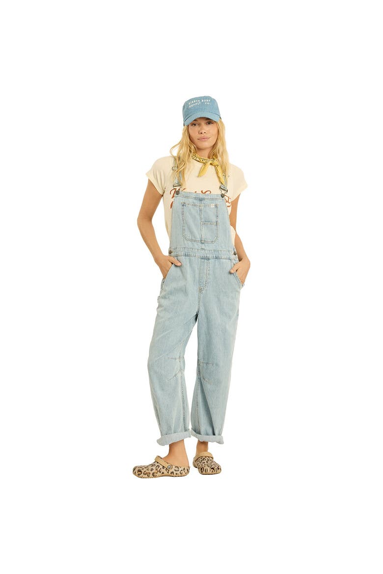 Billie Barrel Denim Overall - Women's, Main, color, Baja Blue