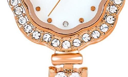 Danecraft Crystal Embellished Bracelet Watch, 28mm
