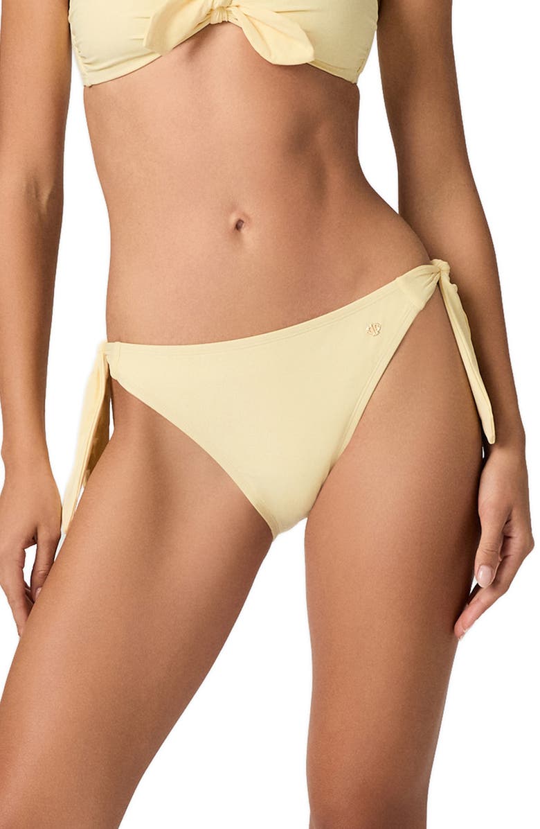 PAIGE Diana Side Tie Bikini Bottoms, Main, color, Sunshine Yellow