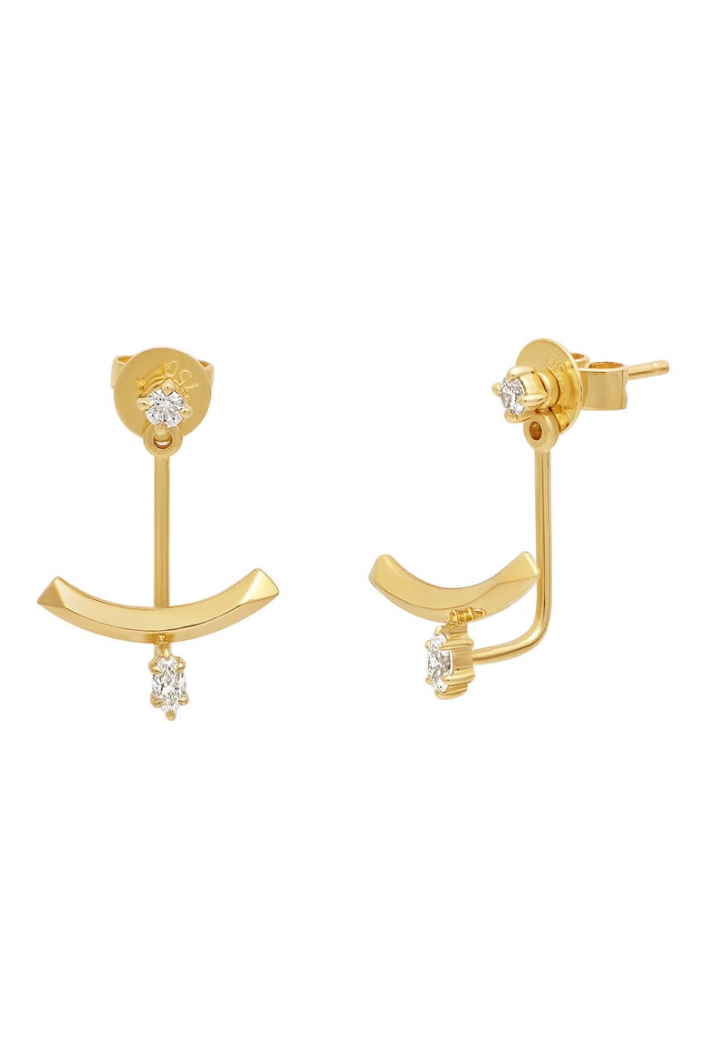 Aviva Trend Diamond Drop Earrings (Nordstrom Exclusive), Main, color, 18K YELLOW GOLD
