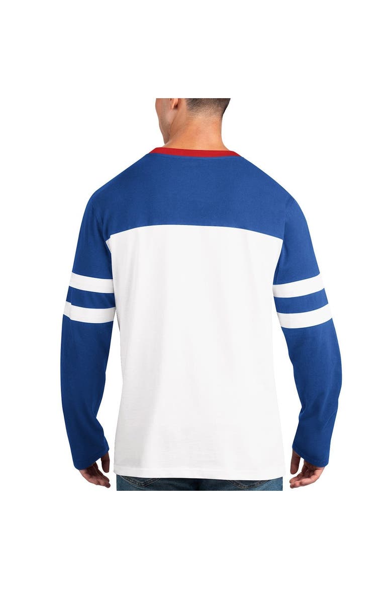 Men's Starter Royal/White Buffalo Bills Halftime Long Sleeve T-Shirt, Alternate, color, Royal