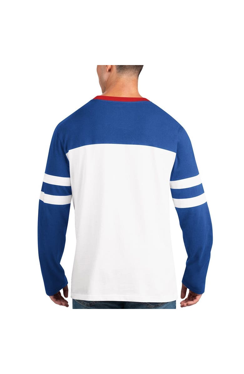 STARTER Men's Starter Royal/White Buffalo Bills Halftime Long Sleeve T-Shirt, Alternate, color, 