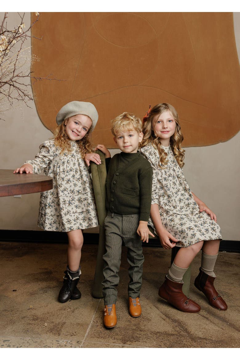 Looms Dense Knit Collection - Cardigan, Alternate, color, Olive