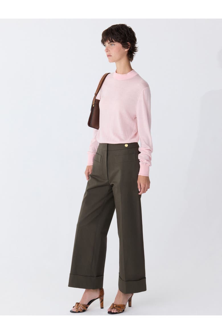Brody Cropped-cuff Pant, Alternate, color, Forest