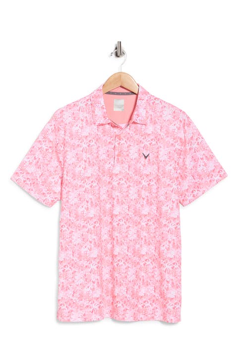 Tropical Confetti Short Sleeve Polo