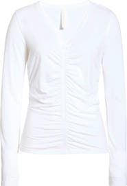 Zella Ruched Long Sleeve T-Shirt