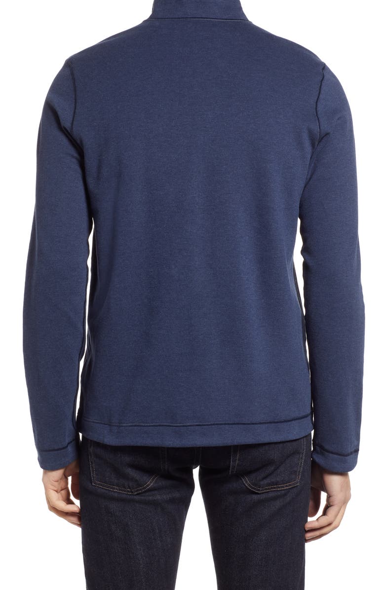 Johnston & Murphy Reversible Quarter Zip Pullover, Alternate, color, 
