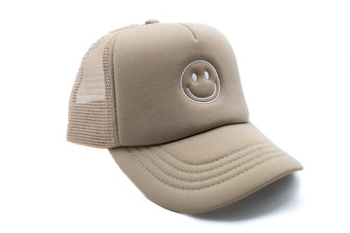 Rey To Z Smiley Foam Trucker Hat In Brown