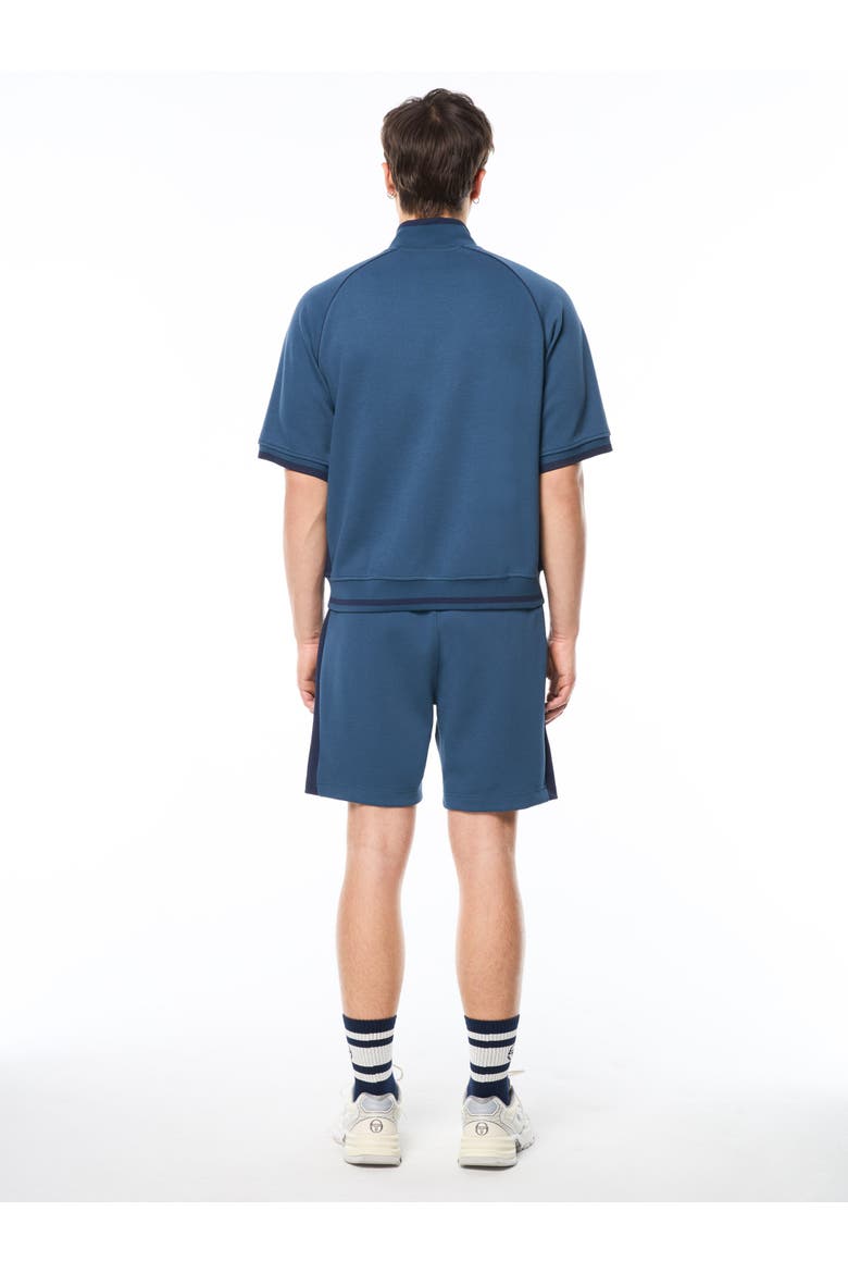 Pannello Short Sleeve Track Jacket, Alternate, color, KEY LARGO