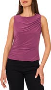 Vince Camuto Ruched Sleeveless Top
