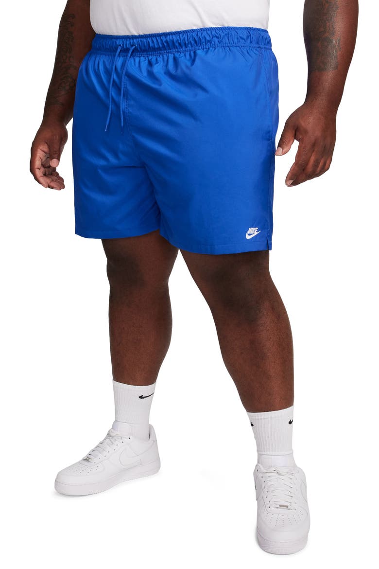 Club Woven Flow Shorts, Main, color, 480 GAMERL/WHITE