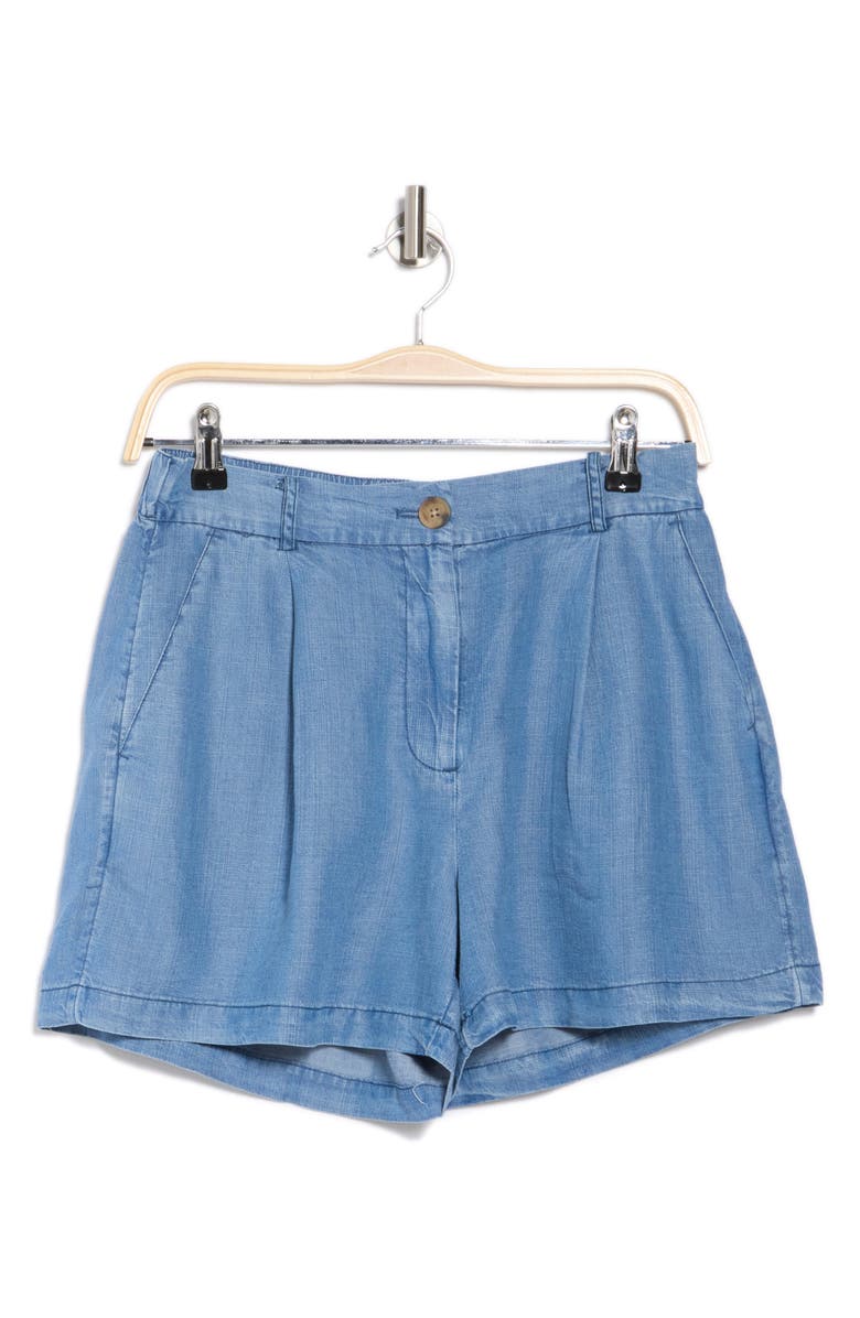 ELIE ELIE TAHARI Tencel<sup>®</sup> Lyocell Shorts, Alternate, color,