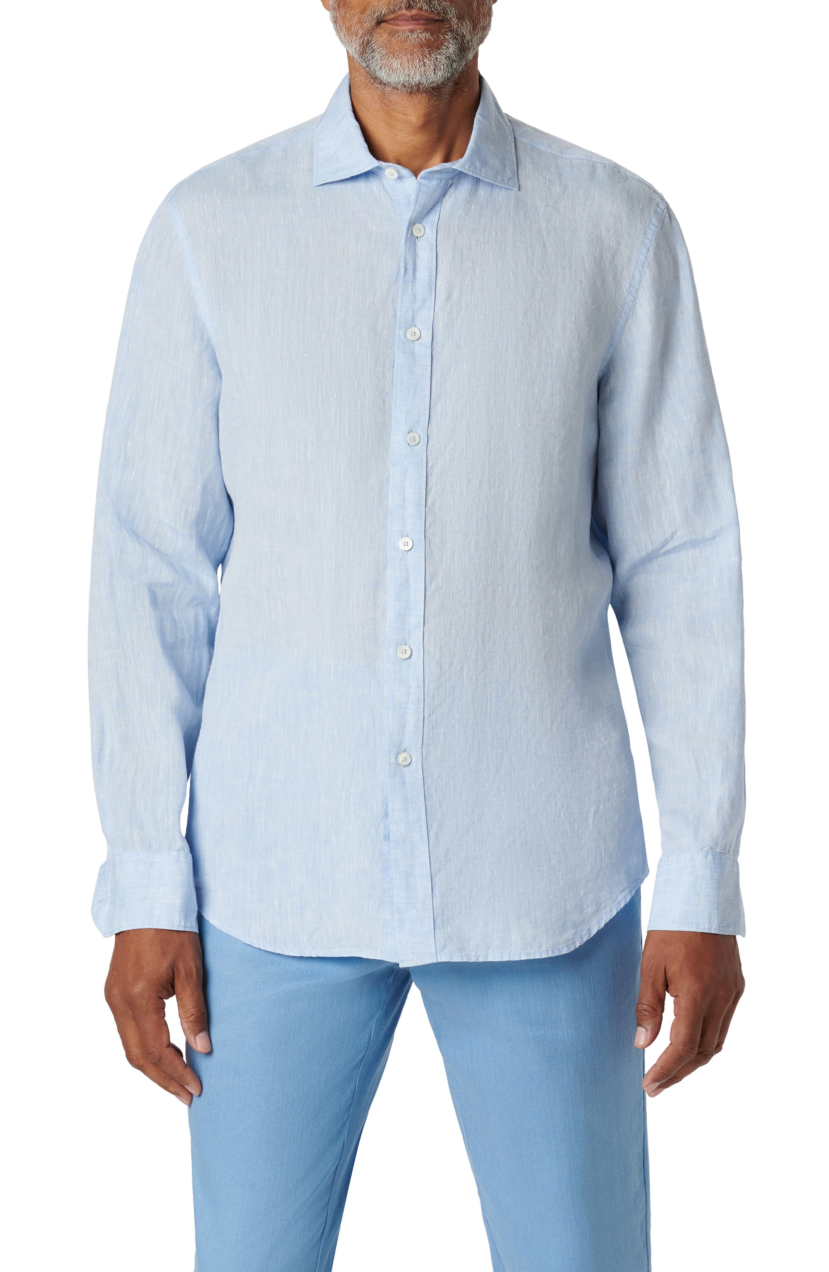 Axel Linen Button-Up Shirt - image 3