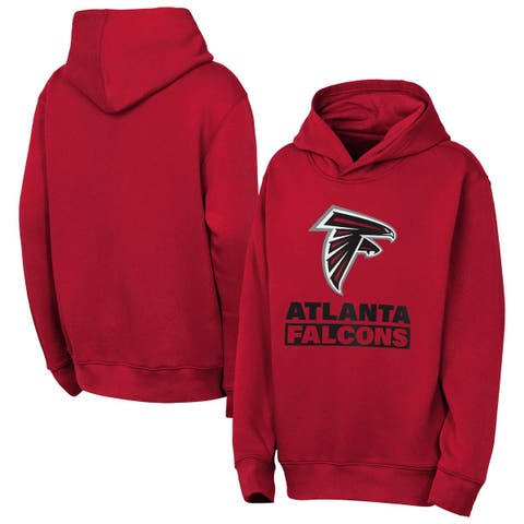 Youth Outerstuff  Red Atlanta Falcons Back to Basics Hoodie