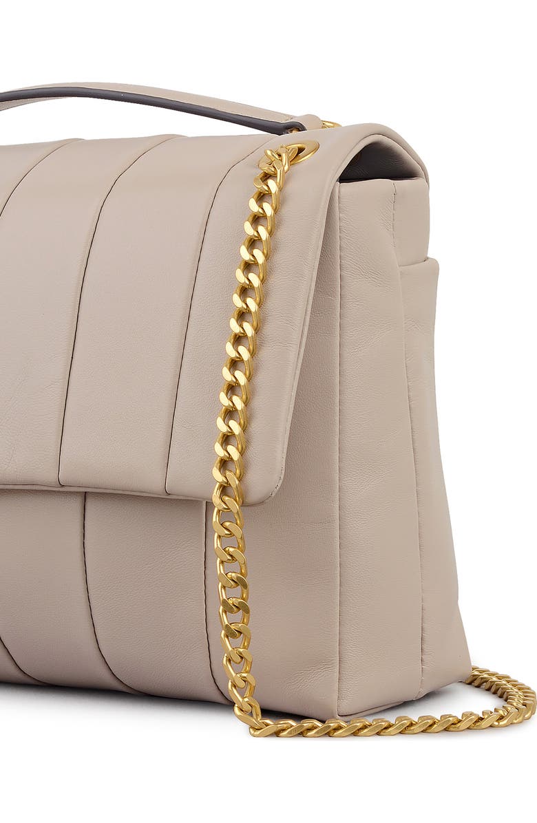 Radley Burton Way Quilted Flap Crossbody Bag, Alternate, color, Porcini