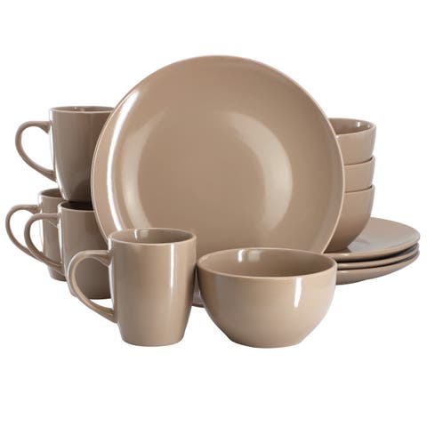 Everyday Plus 12 Piece Stoneware Dinnerware Set