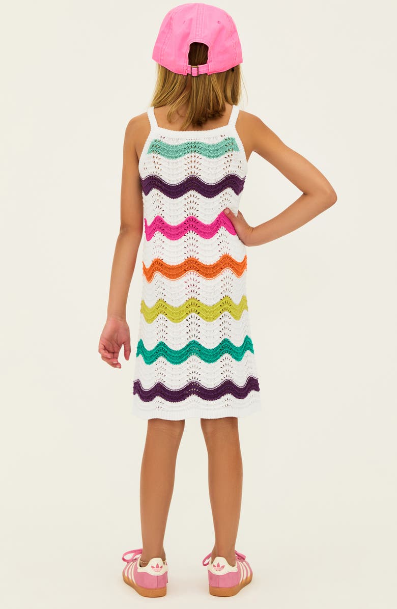 Beach Riot Kids' Little Tessie Two-Piece Crochet Cover-Up Dress, Alternate, color, 