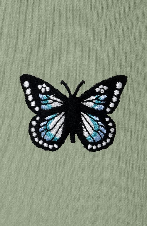 Dalix Butterfly Midweight Fleece Crewneck Sweatsuit