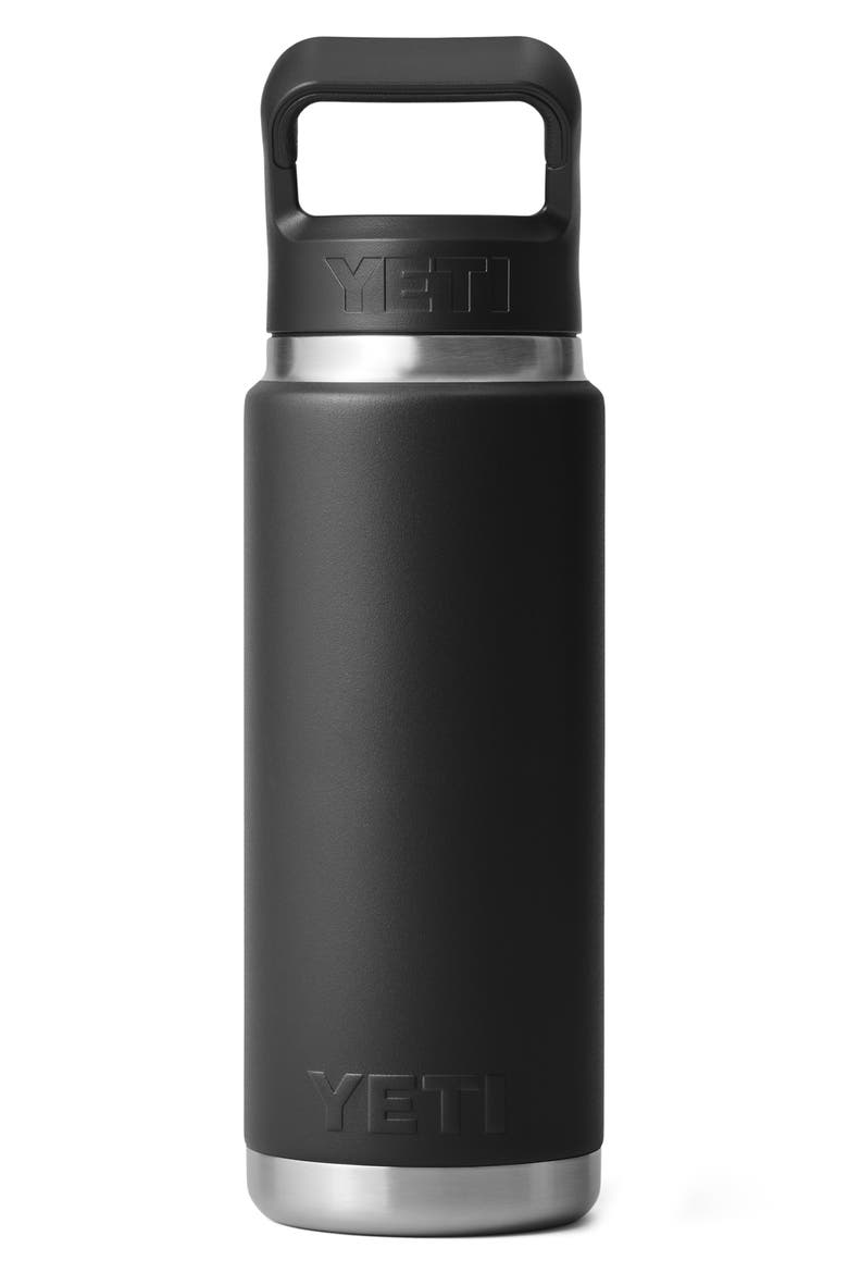 Rambler 26-Ounce Straw Bottle, Alternate, color, BLACK