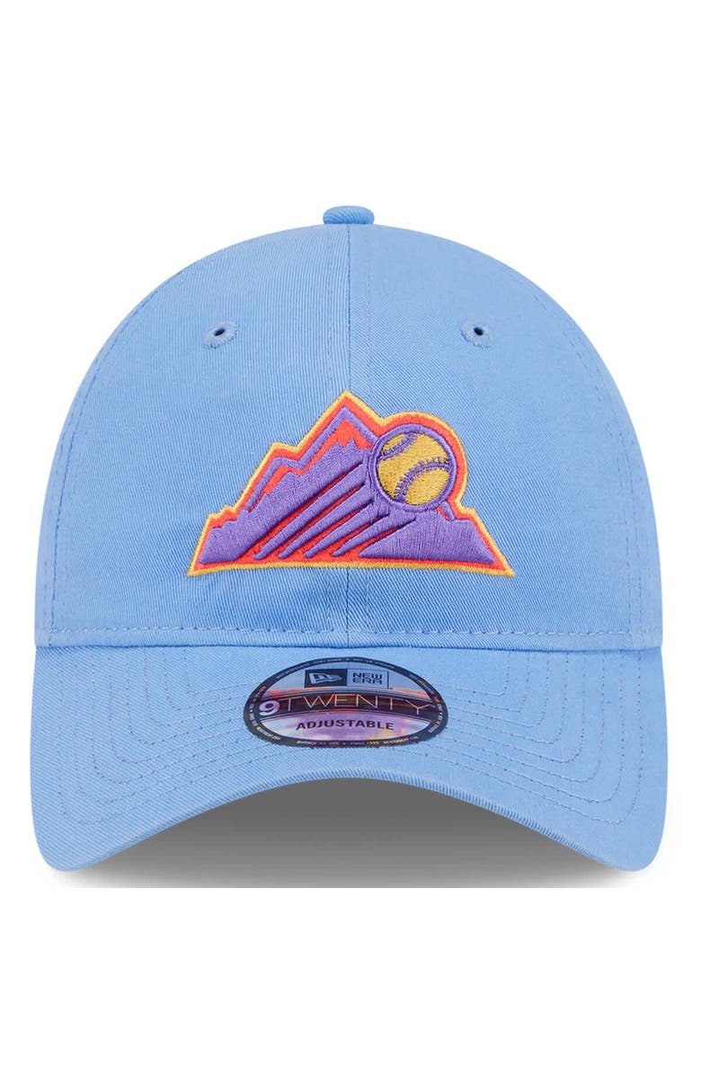 New Era Men's New Era Light Blue Colorado Rockies 2025 City Connect 9TWENTY Adjustable Hat, Alternate, color, 